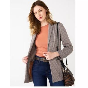 Nine West Houndstooth Blazer
